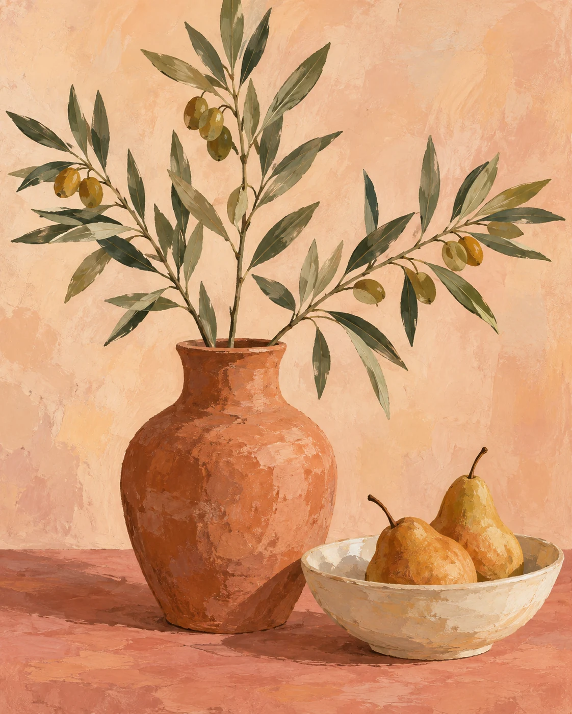 AI-generated demo botanical still life